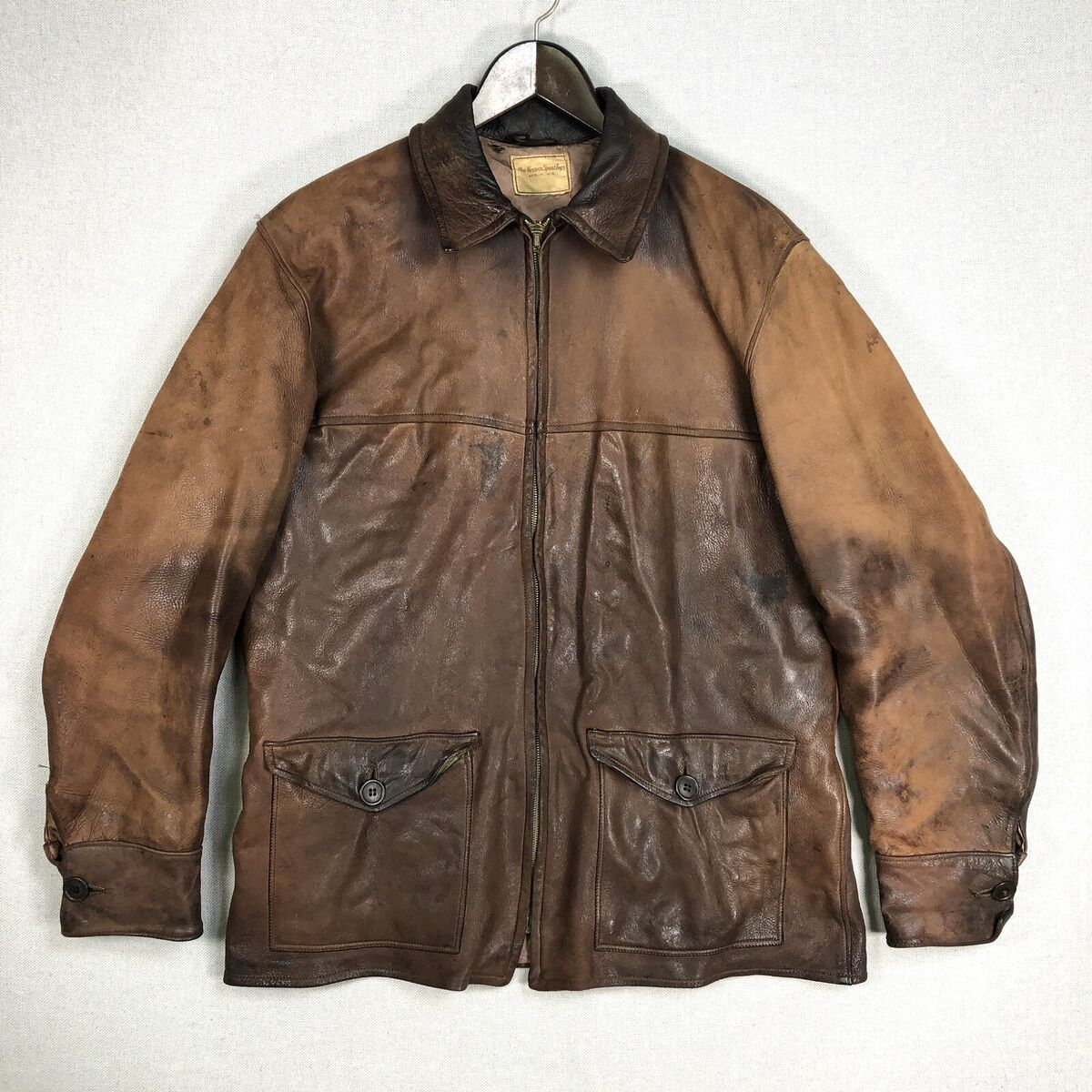 60s レザージャケット Mid western とりあい sport togs 60s レザージャケット Mid western とりあい sport togs