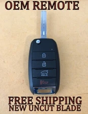 OEM 2014-2019 KIA SOUL FLIP KEY KEYLESS REMOTE FOB OSLOKA-875T 95430-B2101 PSD1