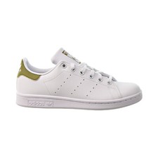 Adidas Stan Smith J Big Kids' Shoes Cloud White-Cloud White-Wild Moss H68620