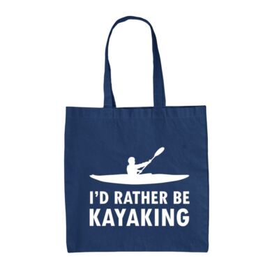 I'd Rather Be Kayaking - Canvas Tragetasche - Kajak Rudern Kanu Rudern