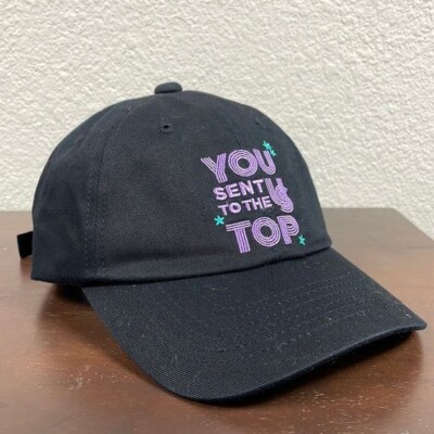 BTS Dynamite Celebration Official Cap Baseball Hat Black You Sent Us To The Top BTS  main image 4