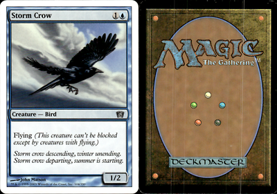 mtg crow cards Magic the Gathering -MTG- Storm winter unending Crow of Dark Tidings MTG
