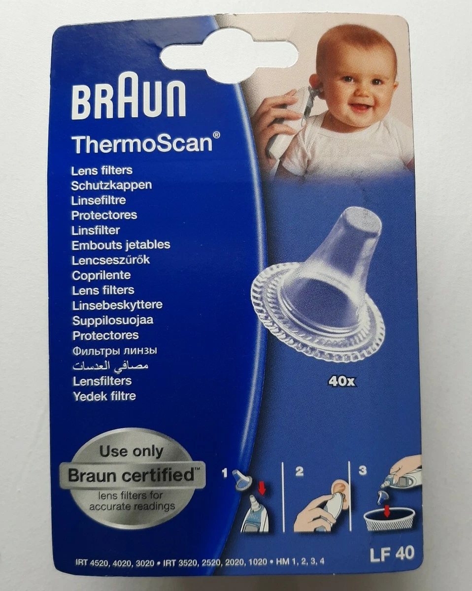 Braun LF40 ThermoScan Lens Filters, Pack of 40