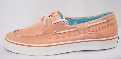 NEW Womens KEDS Baybird Nectarine WF50347 Boat Style Sneakers