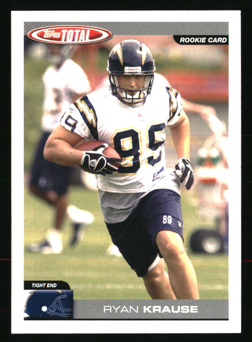 Ryan Krause 2004 Topps Total #418 FOOTBALL Card