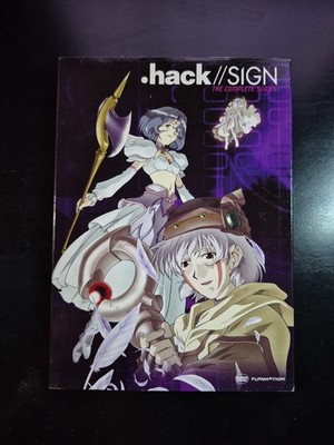 .hack  SIGN The Complete Series DVD Anime Funimation 4-Disc Set w/ Slipcover