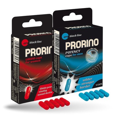 Prorino   Libido und Potency Caps 44g- Set erhöht die Lust und Potenz Erektion