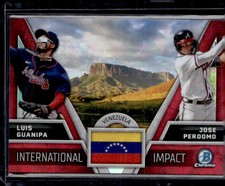 2024 Bowman Chrome #II-3 Jose Perdomo / Luis Guanipa International Impact