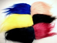 Troll Wig Hair Replacement Icelandic Mohair 6 pc's Small Color Mix 305