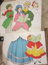 Neely Hall Christmas Carolers Craft Pattern No. 1254