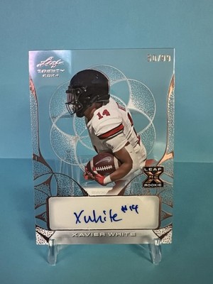 2024 Leaf Trinity - Clear Autographs Xavier White #CA-XW2 Bronze /99 (AU, RC)