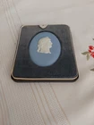 Wedgwood Blue Jasperware Portrait Cameo Medallion of Hadrian