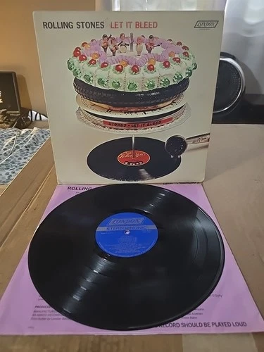 THE ROLLING STONES 1969 LET IT BLEED LP No POSTER Decent Cond. Copy. Nice Cover!