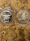 SEAL Team Five Military Challenge Coin.  ONE COIN.  1 ounce .999 silver coin.
