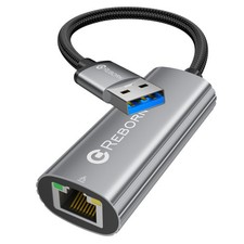 USB 3.0 to Gigabit Ethernet Adapter, 1000Mbps RJ45 LAN Network Converter for Lap