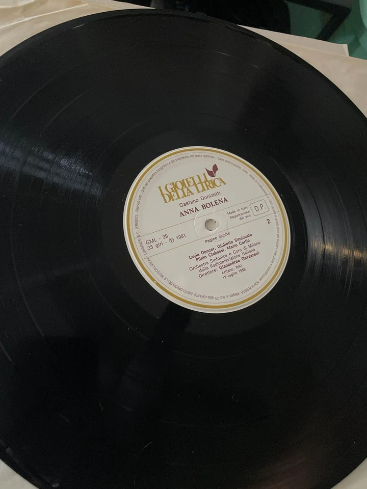 Donizetti Anna Bolena Gencer Simionato Gavazzeni LP 1981 - Image 3 of 3