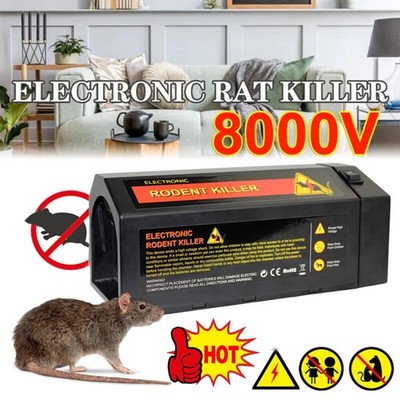 8000V Profi Elektronische Rattenfalle HIGH Voltage Mäusefalle Rattenköderstation
