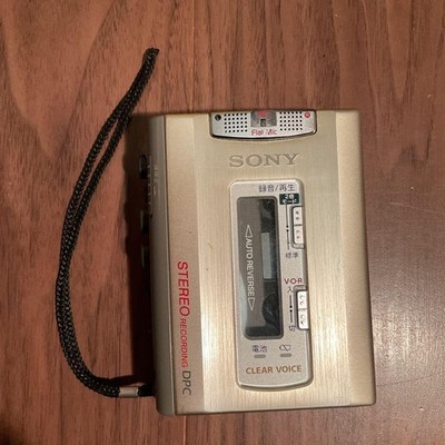 Sony TCS-600 Stereo cassette recorder Player Portable Confirmed Operation Japan