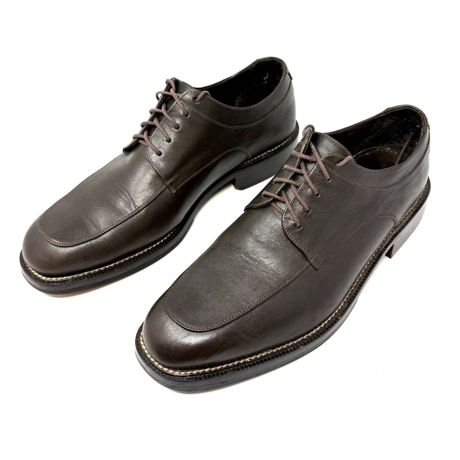 SAOLA Scarpa uomo Cole Haan Country taglia 11D marrone scuro stringata pelle Oxford C01170