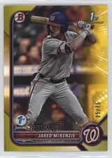 2022 Bowman Draft 1st Edition Yellow Foil /75 Jared McKenzie #BD-5