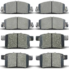 Front & Rear Ceramic Brake Pads Set For 2013 2014 2015 2016 2017 HONDA ACCORD