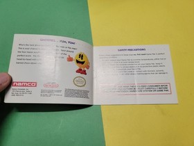 Ms. PAC-Man Namco Manual Only NES Nintendo