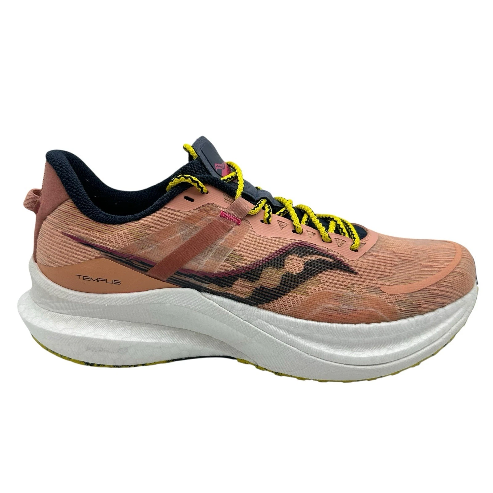 Mens 8.5 - Saucony Shoes Tempus Mars Pink Blue PwrRun Track Trail Low