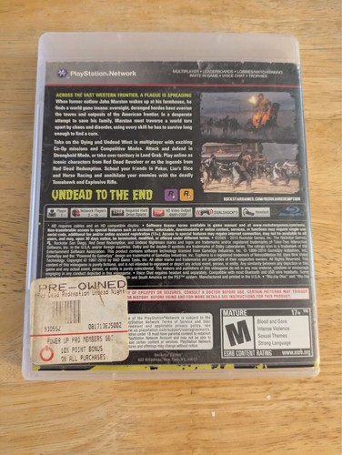 Red Dead Redemption: Undead Nightmare (PlayStation 3, 2010) PS3 - Bild 3 von 3