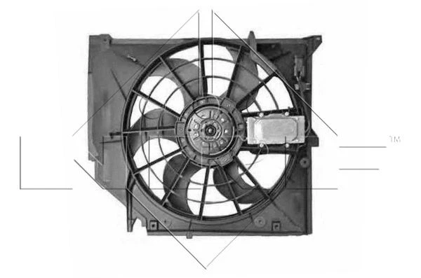 FAN ENGINE COOLING 47026 FOR N46B18/N42B18A 1.8L M43 B19 1.9L M47D20 2.0L 4cyl - Image 2 of 4