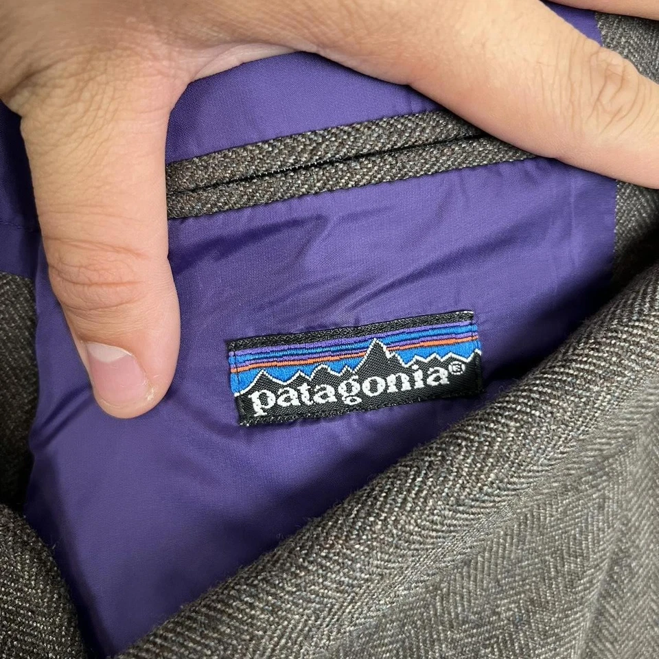 Blazer de tweed espiga marrón/gris Patagonia para hombre - talla 42R Foto 3 de 4