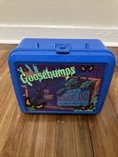 VTG 1990s Goosebumps Plastic Lunchbox Welcome to Horrorland Made In USA Read