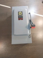 NEW Square D HU361 30A 600V Non-Fusible Safety Switch Disconnect 30 Amp 3PH E2