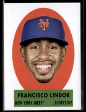 2021 Topps Archives #69PO-11 Francisco Lindor 1963 Topps Peel-Off Card 0203P