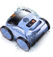 New Robotic Pool Vacuum, Robotic Pool Cleaner for Inground Pools 180 Mins