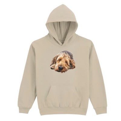 Relaxed Dog Animal Kids Hoodie Grafik Pullover Kinder Kapuzenpullover
