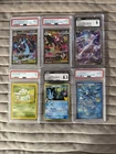 Lot Of 6 Graded Pokemon Cards PSA10 Charizard CGC9 Mewtwo V