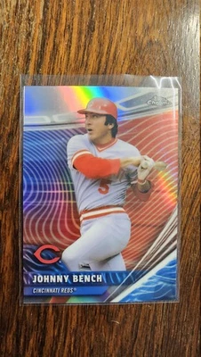 2026 Topps Chrome Johnny Bench #RVA-15 Cincinnati Reds Chrome Rivals - Bild 1 von 2