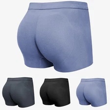 Hip Butt Lifter Enhancer Briefs Padded Boxer Underwear for Men's Shape