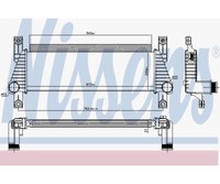 Nissens Intercooler, Charger 96222