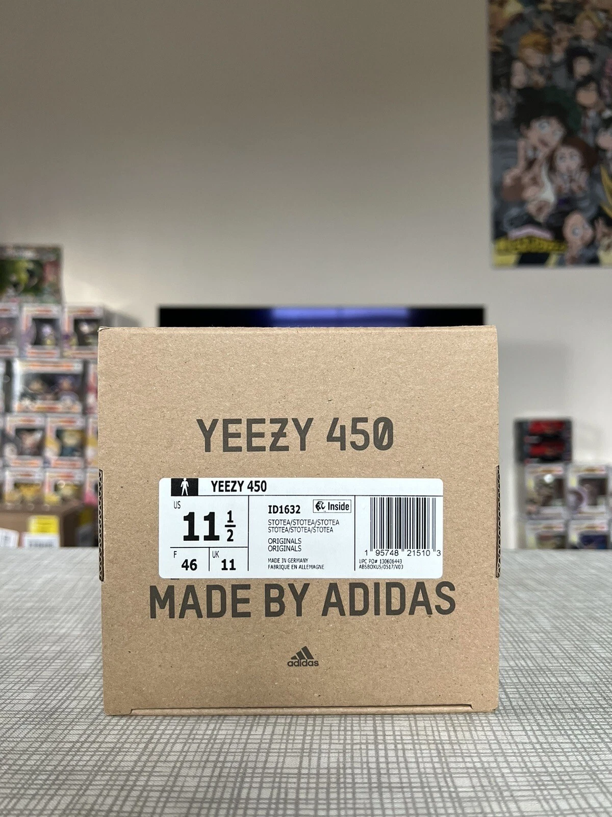 Adidas Yeezy 450 Stone Grey ID1632 ????? Size 11.5