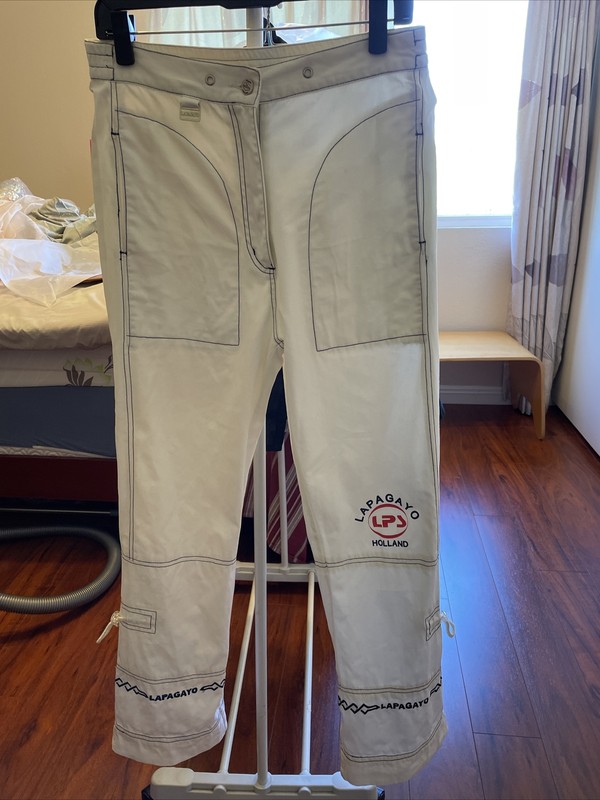 Lapagayo White Casual Pants 30”
