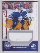 2014 14-15 SP Game Used Winter Classic Materials Jerseys #WCJB Jonathan Bernier