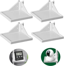 4 PCS Grow Tent Corner Shelf,16 Mm Grow Tent Accessories,White Grow Tent Shelves