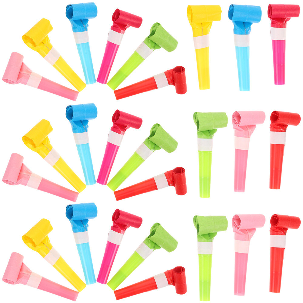 60 Pcs Party Noise Maker Unicorn Wooden Cutout Kids Whistle eBay