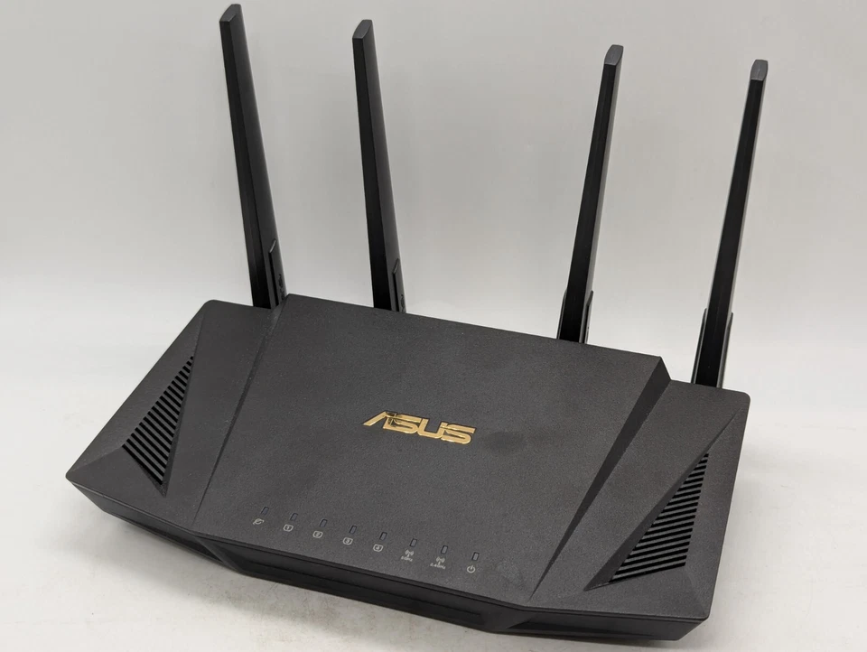 ASUS RT-AX58U WiFi 6 AX3000 dual-band extendable mesh router NO CABLE/READ - Image 2 of 4