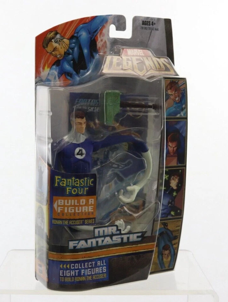 Marvel Legends Mr. Fantástico Ronan BAF Fantastic Four Walmart Hasbro 2007 Novo na caixa! - Imagem 4 de 4