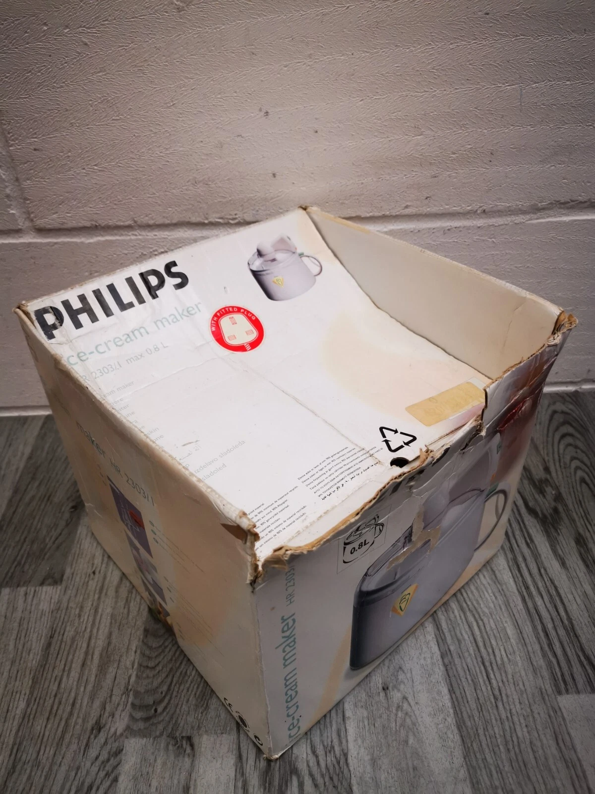 Philips Ice-Cream Maker - White (HR 2303) 0.8L