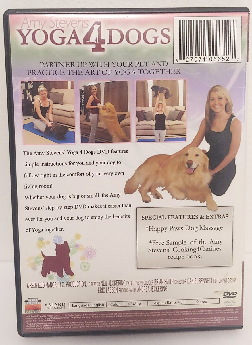 Yoga 4 Dogs with Amy Stevens. Exercise/Fitness/Pet Care (DVD) 2008