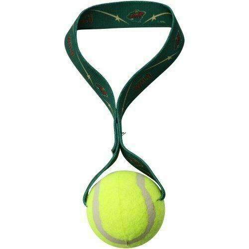 MINNESOTA WILD TENNIS BALL DOG PET TOY TUG TOSS