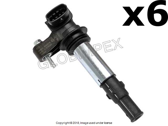 SAAB 9-3 (2006-2009) Ignition Coil - With Spark Plug Connector (6